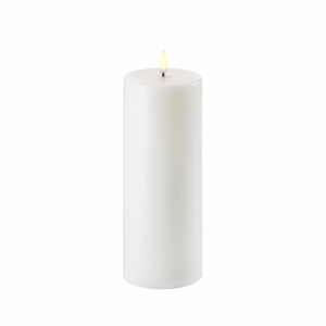 Uyuni Flameless Candle 3 x 7 White Pillar